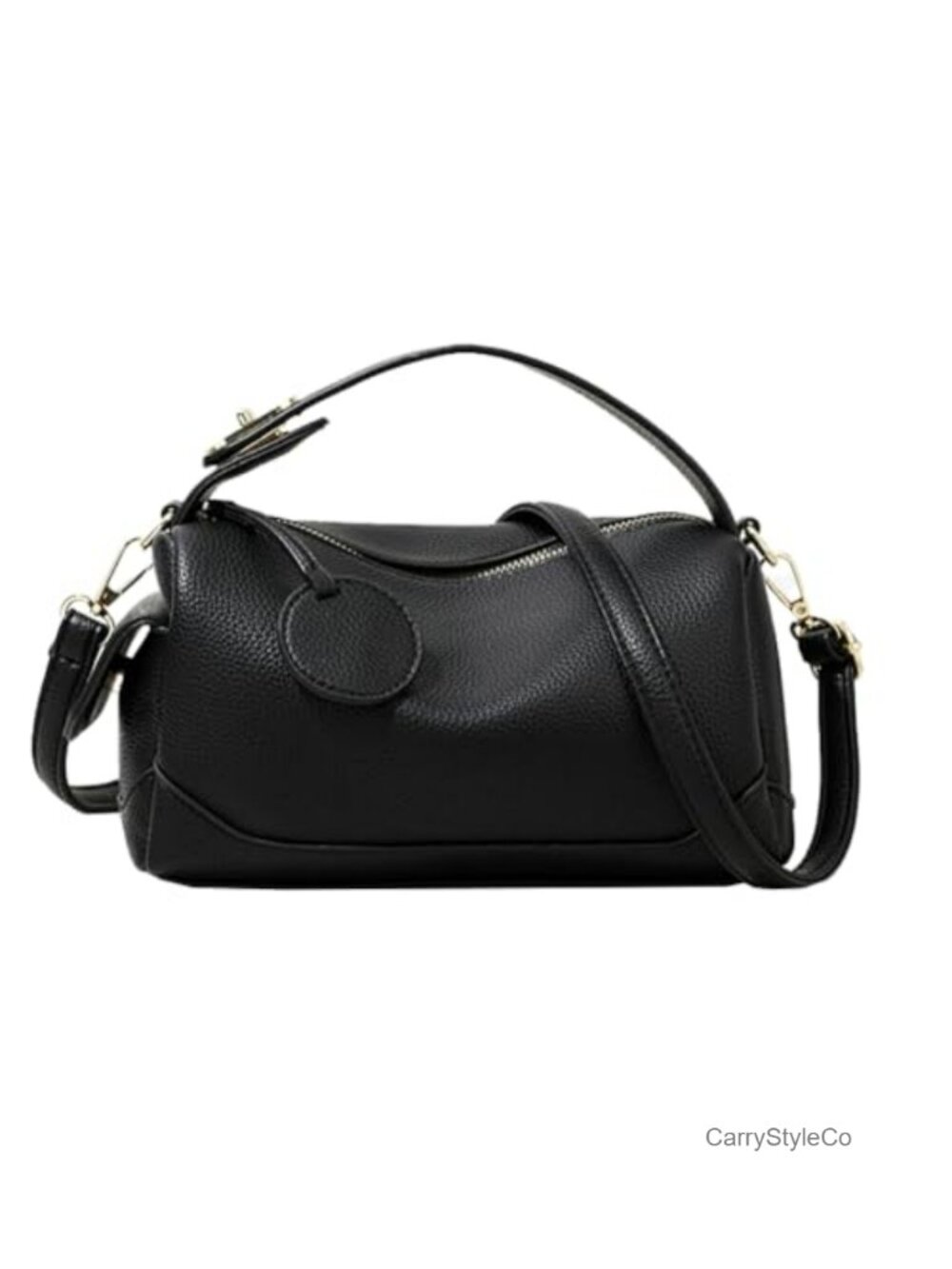 Trendy Slouchy Pillow Boston Bag Vegan Leather Crossbody Shoulder Purse Satchel